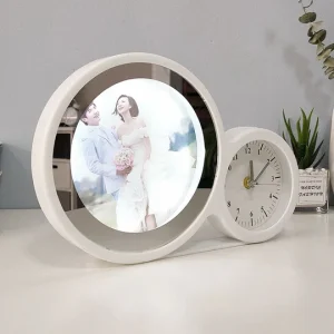 Blank Magic Mirror Clock - Sublimation Alarm Clock with LED Light